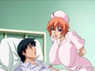A Well-endowed Nurse Performs Oral Sex And Engages In Sexual Intercourse With A Man In An Animated Video